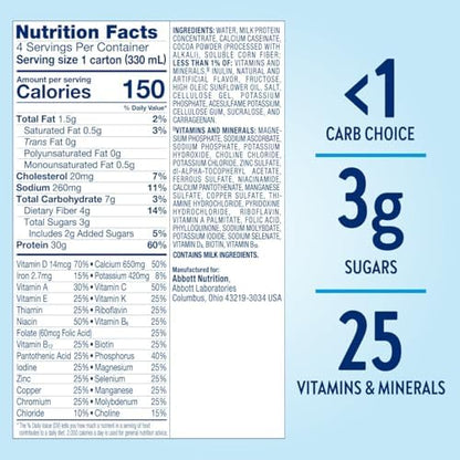 Glucerna Diabetes Care Protein Shake in bottle, supporting blood sugar management with nutritious protein blend for diabetes nutrition.
