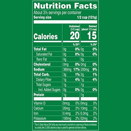 Canned green beans by Del Monte Harvest Selects Blue Lake in a 14.5 oz can, part of a 12-pack of canned vegetables.