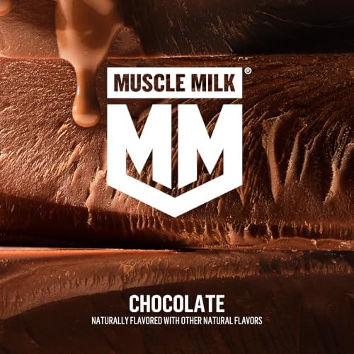 Muscle Milk Pro Liquid High Protein Shake in chocolate flavor, ready-to-drink, 11 fl oz bottles, pack of 12, natural beverage appearance