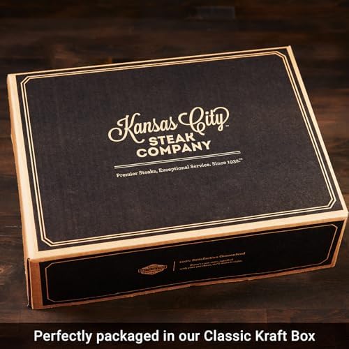 Kansas City Steak Company grill meat bundle with 4 top sirloin steaks, boneless chicken breasts, and twice baked potatoes with cheddar and bacon.