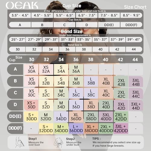 OEAK women's wireless jelly bra, deep V bralette with push-up design, soft and comfortable for everyday wear