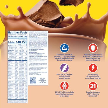 Carnation Breakfast Essentials Original Nutritional Powder Drink Mix for instant breakfast nutrition, in a ready-to-mix powder form.