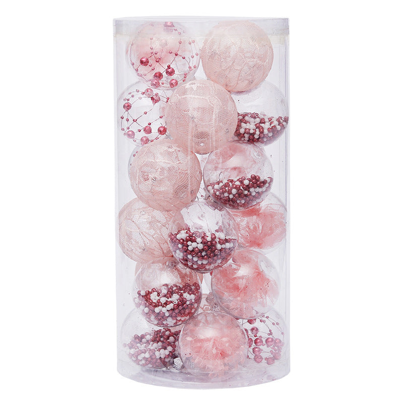 Christmas Decorations 24-piece set of 6cm Christmas balls in assorted festive colors unerquicklich