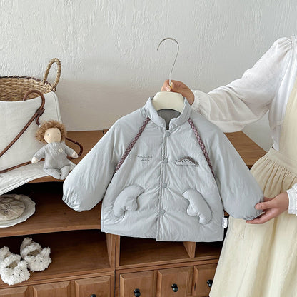 Children's short warm outerwear top by My Store, front view