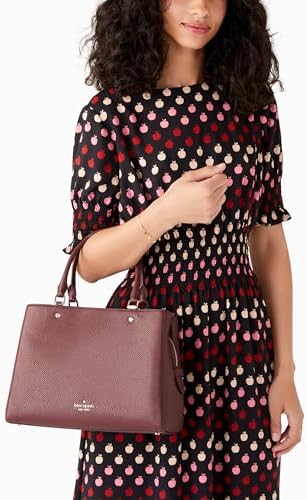 kate spade new york Leila Pebbled Leather Medium Triple Compartment Satchel
