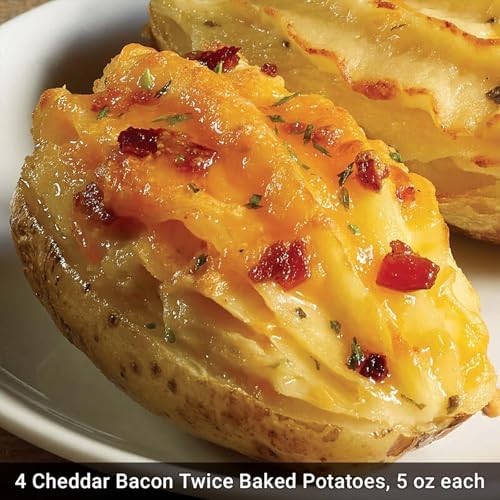 Kansas City Steak Company grill meat bundle featuring 4 top sirloin steaks, 4 boneless chicken breasts, and 4 twice baked potatoes