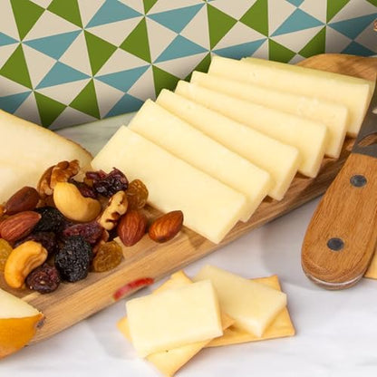 A Gift Inside classic fruit gift basket with fresh fruit, crackers, cheese, and nuts for holidays, birthdays, and special occasions.