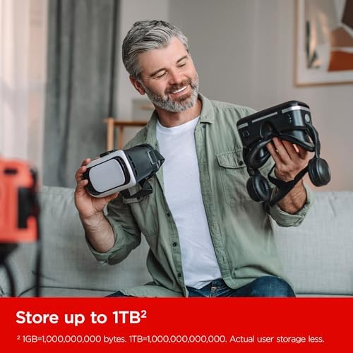 SanDisk 128GB Ultra Flair USB-A flash drive with BackupMyFilesNow branding, featuring a sleek design and up to 150MB/s read speed.