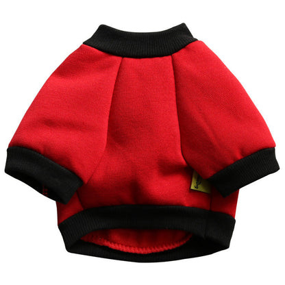 Fleece pet sweater by My Store in a soft, cozy design for dogs or cats