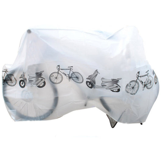 Portable waterproof rain and dust cover for outdoor scooter, bike, motorcycle, and bicycle protection