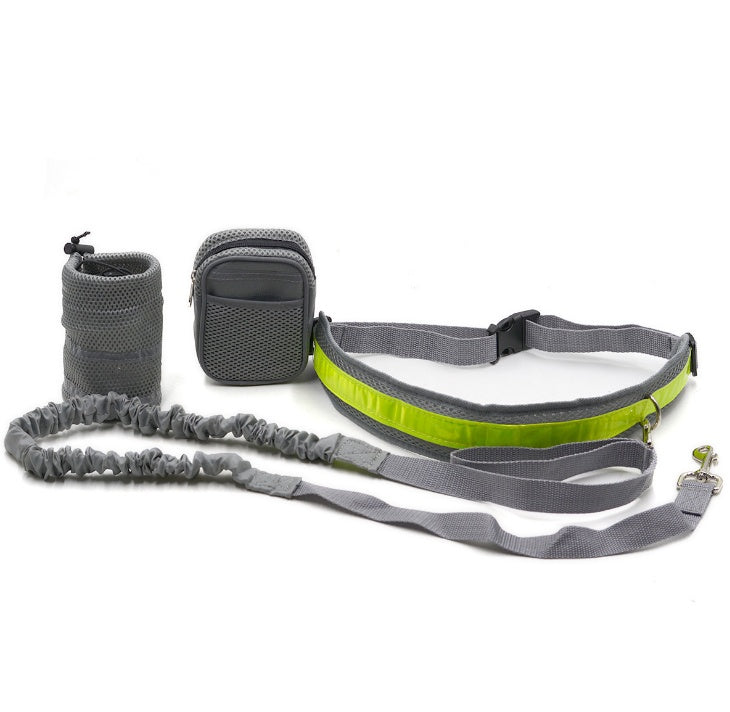 Adjustable hands-free dog leash by My Store, designed for comfortable waist or shoulder use