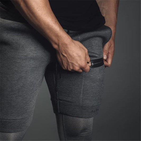 Outdoor running training casual shorts by My Store, lightweight athletic design in a relaxed fit