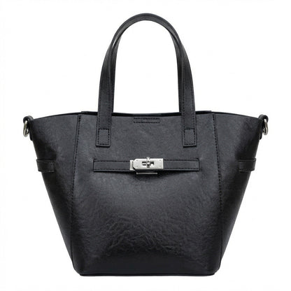 Large top-grain vegetable-tanned leather basket bag, cross-border commuter handbag for women