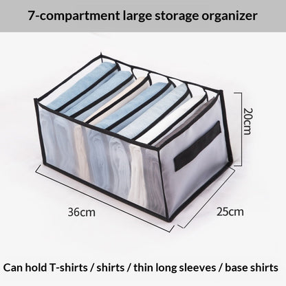 Underwear storage box made of non-woven fabric with organized compartments