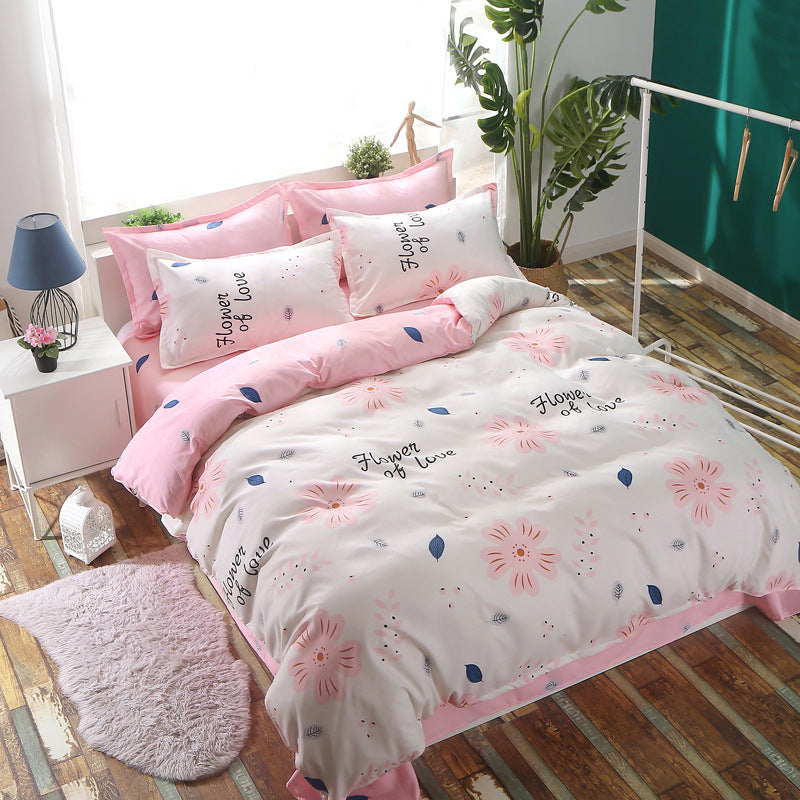 Three-piece bed set by My Store, showing the bed frame and matching bedroom furniture