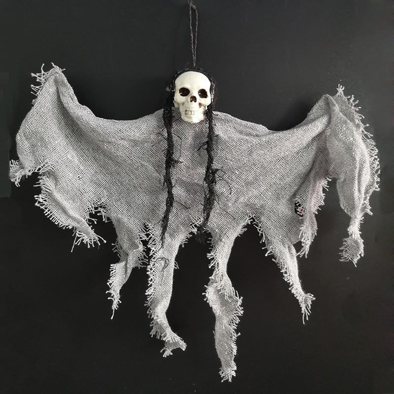 Halloween skull decoration with detailed skull design for seasonal display