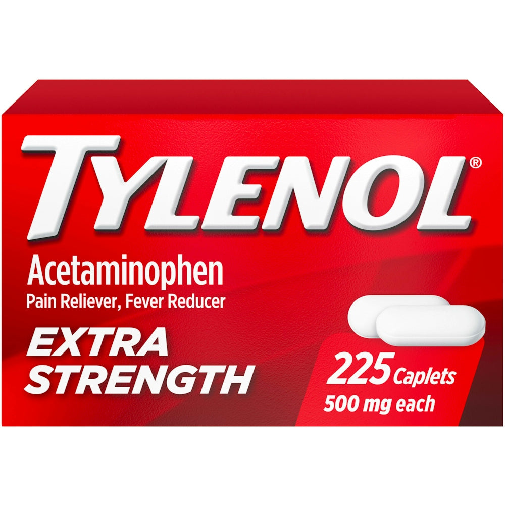 Tylenol  For Adults 500Mg Extra Strength Caplets  Acetaminophen 225 Caplets