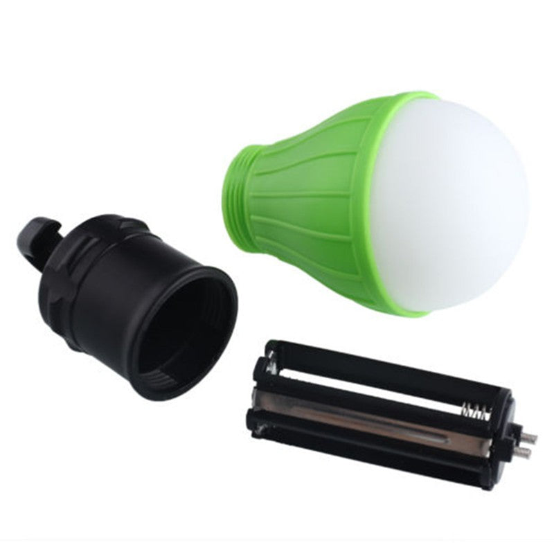 Portable outdoor camping tent lights with compact design for illuminating tents and campsites