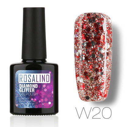 Diamond nail gel pot by My Store, glossy manicure gel for nail art and salon use
