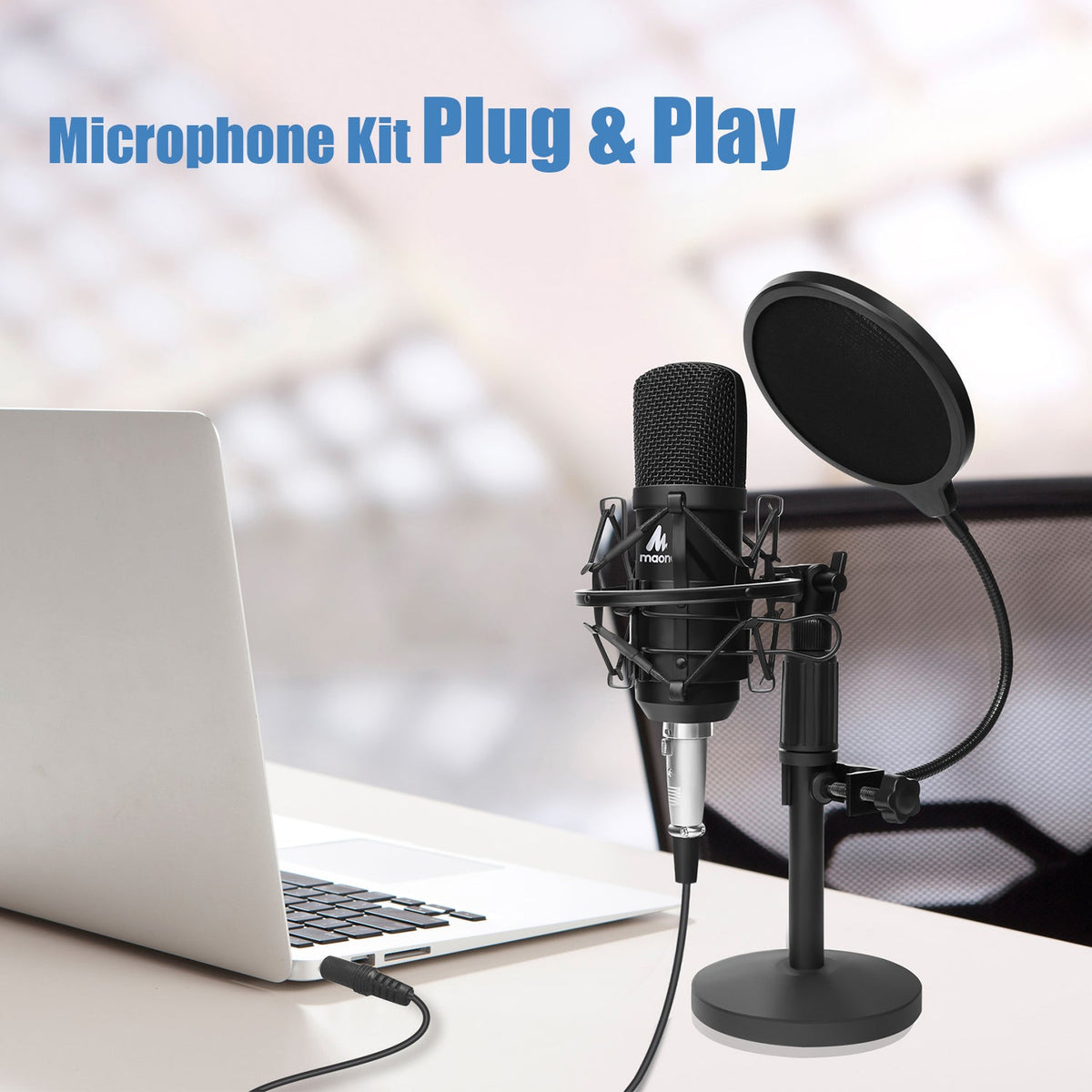 Mobile universal live broadcast equipment for computer setup