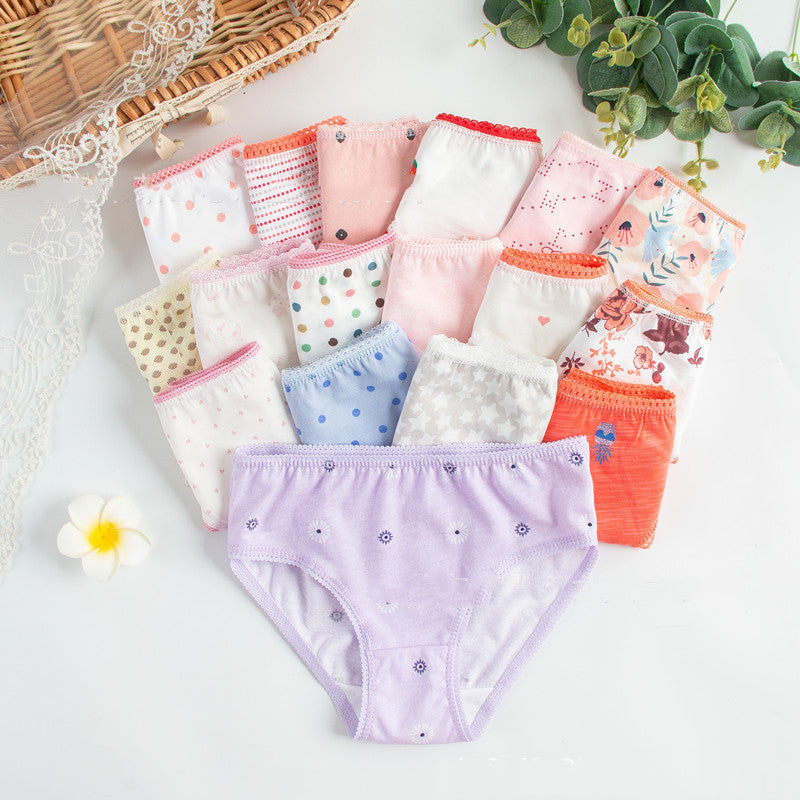 Children's floral triangle underwear, multi-fancy pattern, by My Store
