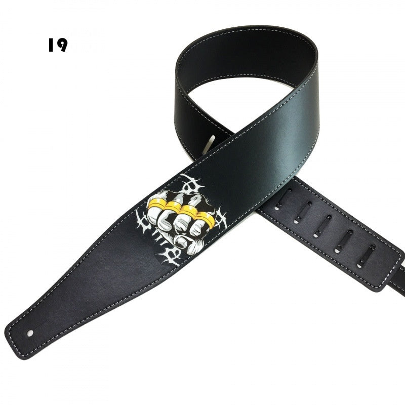 Colorful folk guitar shoulder strap for musical instrument accessories♀♀♀♀♀♀