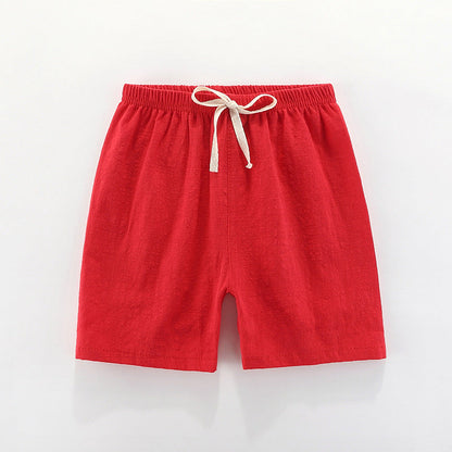Children's summer thin five-point pants in a lightweight shorts design