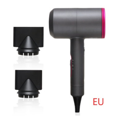 Hotel hair dryer by My Store, compact black design with ergonomic handle and nozzle attachment