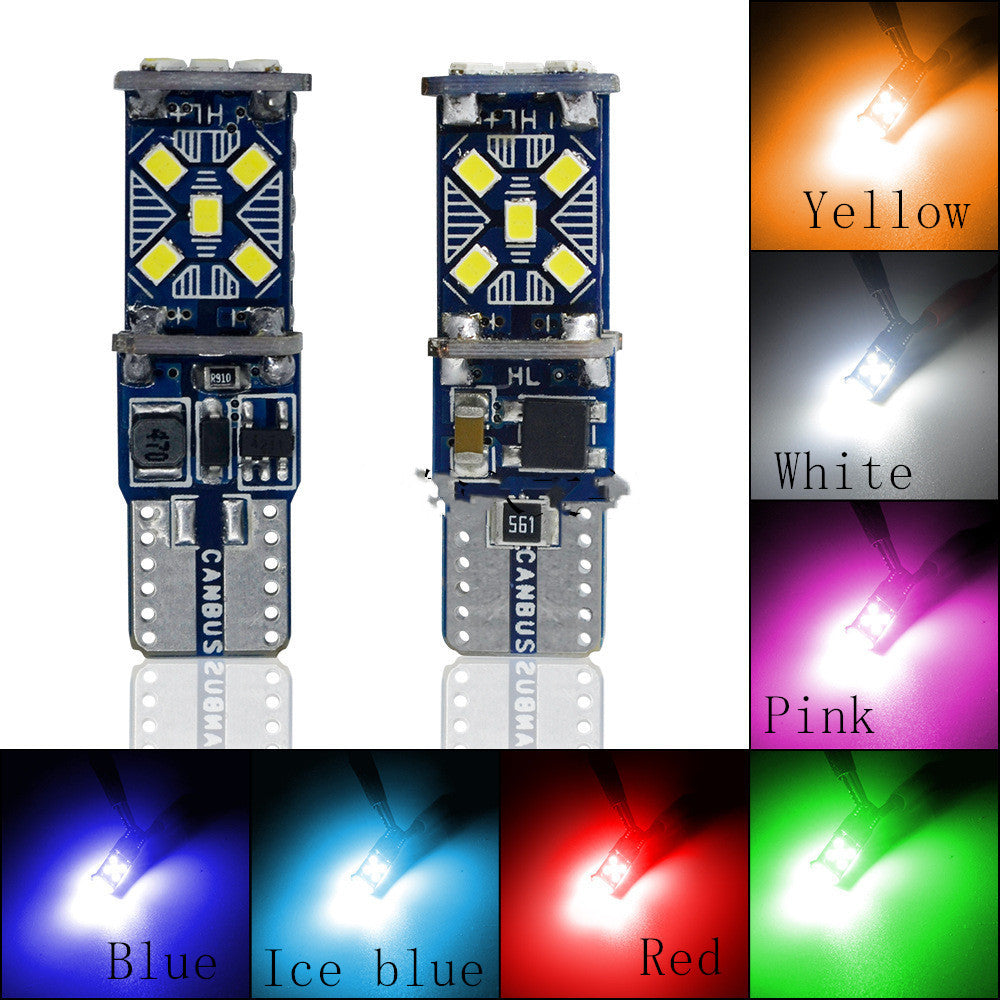 Modified car LED lights installed on a vehicle for enhanced exterior illumination