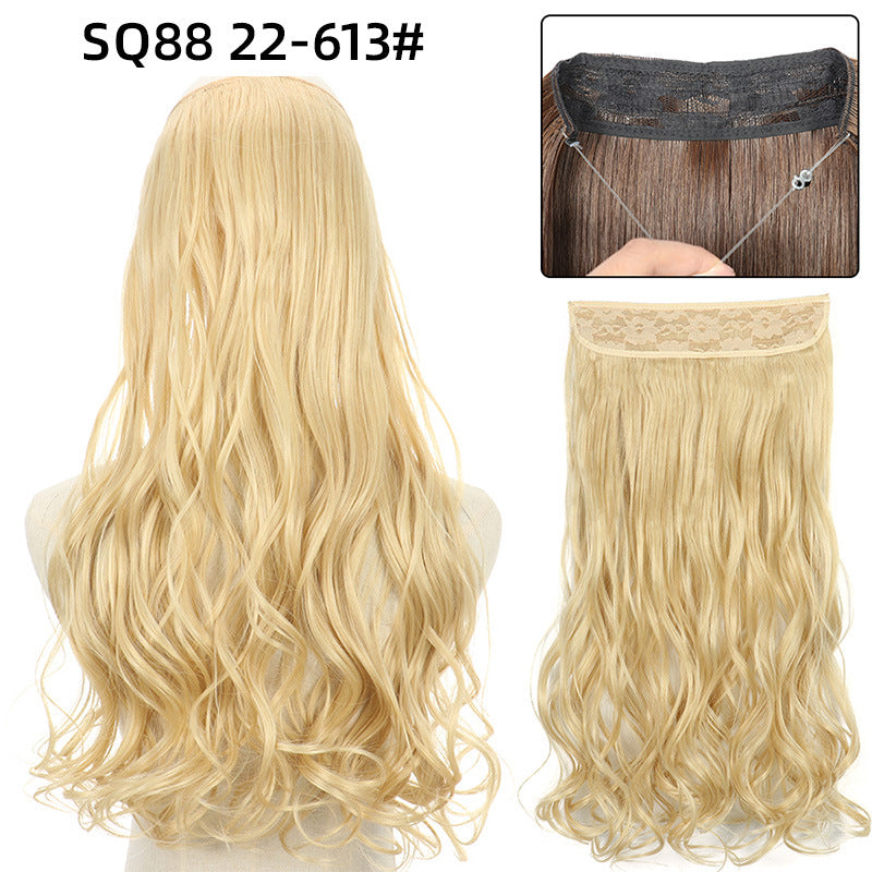 Adjustable Synthetic Hair Curtain Wig for Women