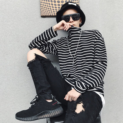 Autumn winter turtleneck bottoming shirt in a soft, fitted design