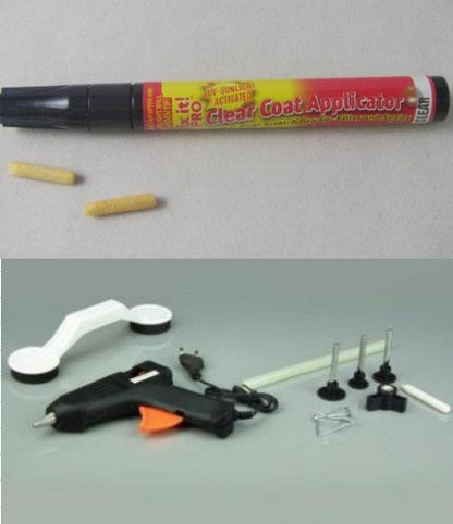 Stam car dent repair tool for removing dents from vehicle body panels