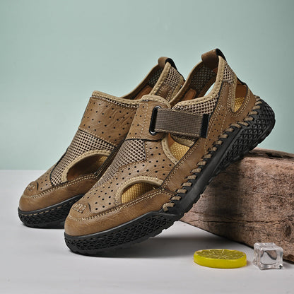 Breathable new men's closed-toe sandals by My Store, shown in a lightweight casual design