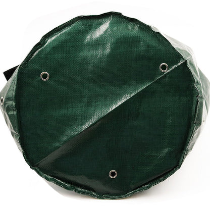 PE cloth garden planting bag for growing plants, shown in a durable fabric container	resistant to outdoor use