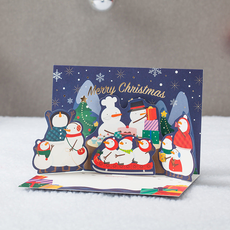 Three-dimensional greeting card by My Store with layered pop-up design and decorative details