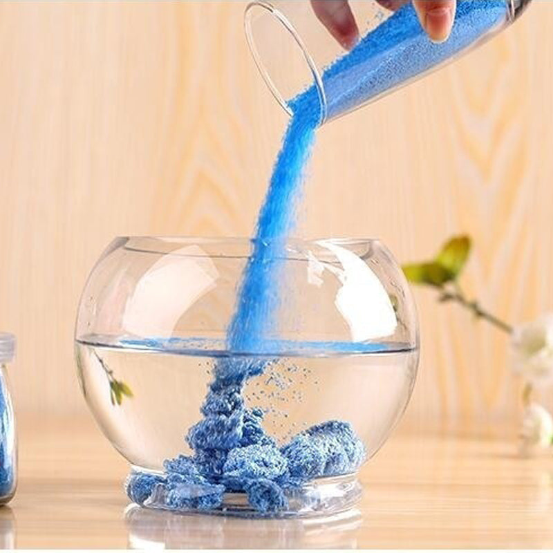 Non-toxic DIY Magic Sand educational toy in colorful Mars space-themed handmade sand set