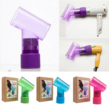 Hair dryer with magic curls styling attachment for creating defined curls