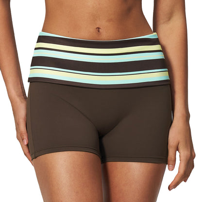 2026 summer color-blocking fitness shorts with high elasticity, Type 4 design