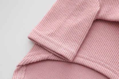 Small dog knitted sweater with rabbit ears costume in soft fabricWinvalid