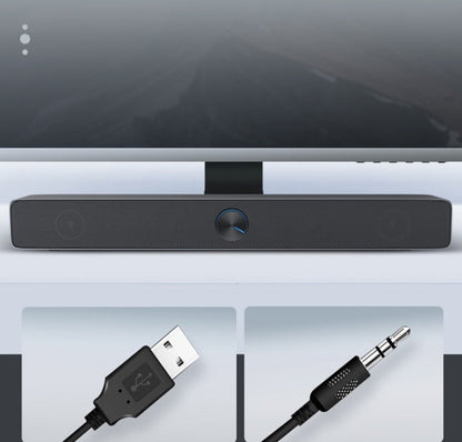 Long speaker notebook and mobile phone desktop audio device by My Store