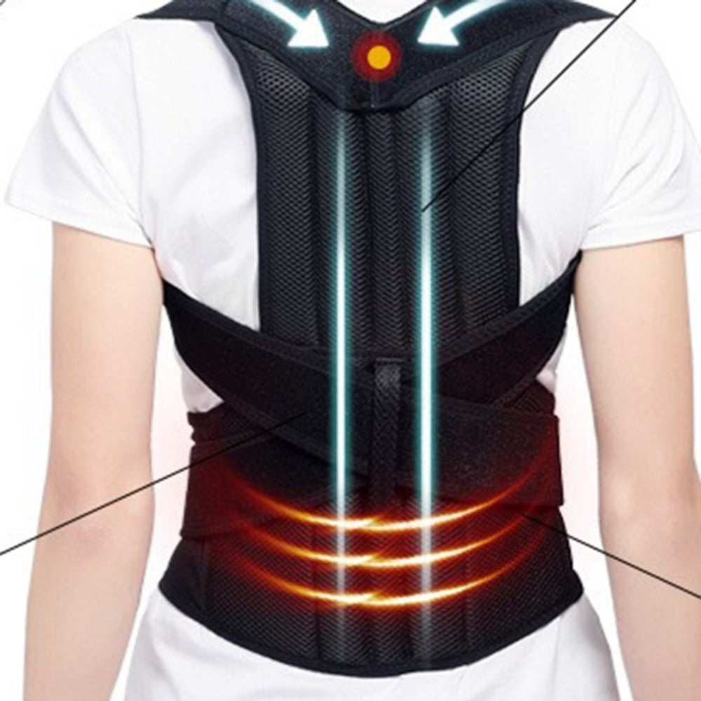 Spine bending posture corrector by My Store, adjustable back support brace shown from the front