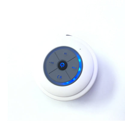 Mini waterproof Bluetooth speaker by My Store, compact black design with portable wireless audio controls