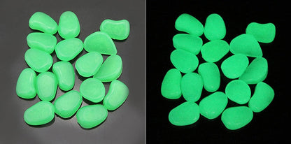 Glow in the dark rocks by My Store in assorted luminous colors