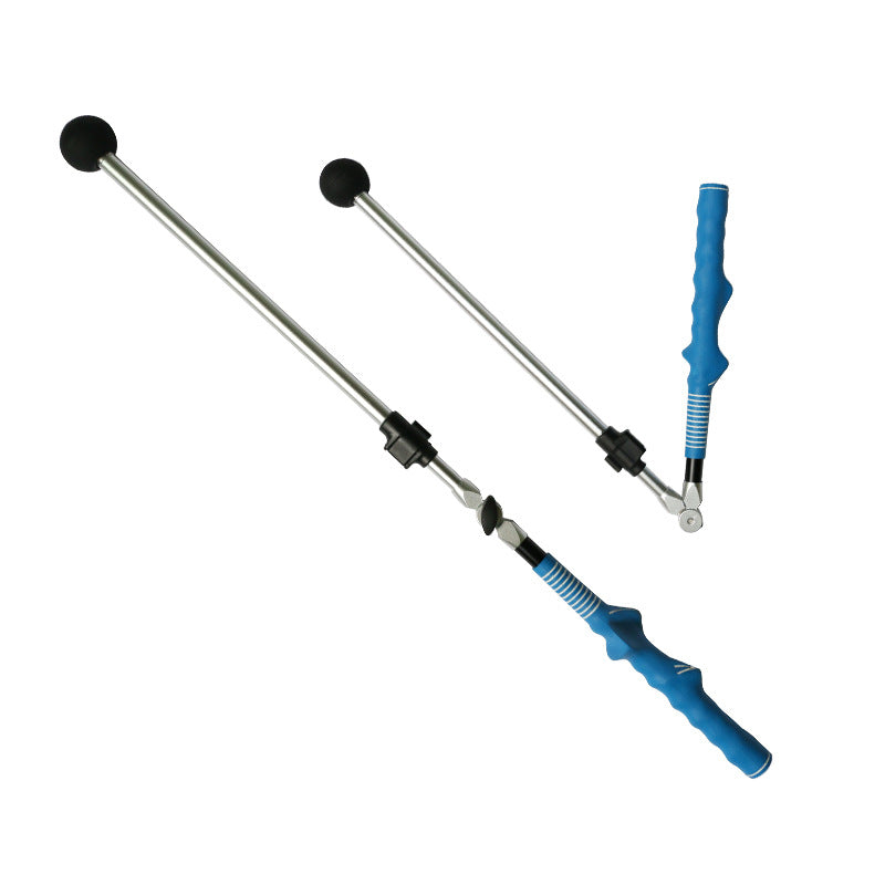 Golf folding swing trainer by My Store, portable practice aid with foldable frame