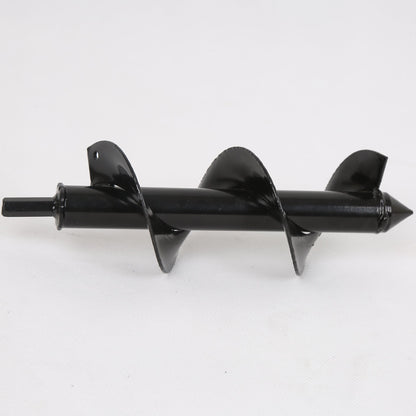 Spiral loosening drill bit, alloy ground drill bit with helical metal shaft
