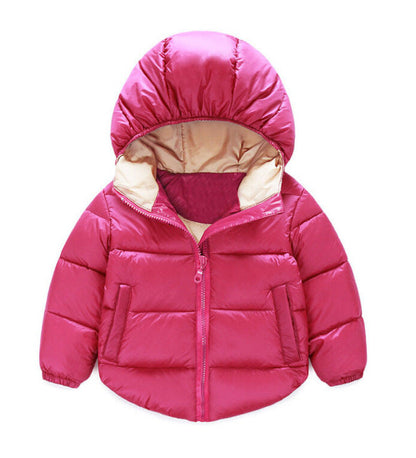 Children’s winter cotton-padded casual down jacket in a warm, practical design