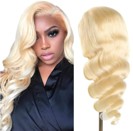 Women's front lace synthetic wig by My Store, shown from the front with a natural-looking lace hairline