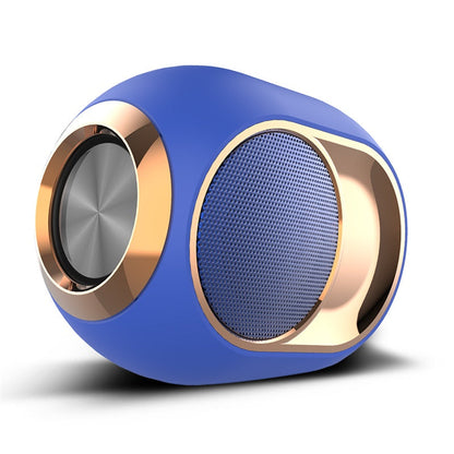 X6 Bluetooth speaker subwoofer, wireless portable audio device with compact modern design