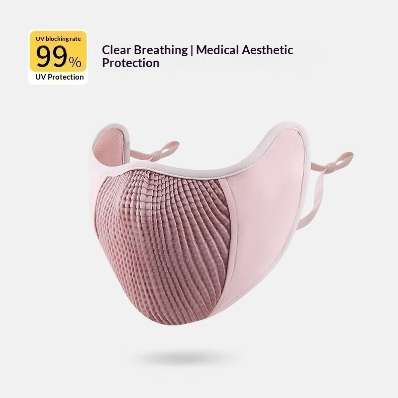 Sunscreen breathable 3D stereoscopic sunshade riding mask by My Store