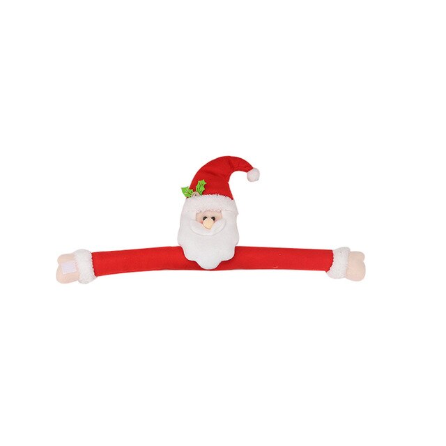 Creative cartoon Christmas decorations displayed for holiday decorating